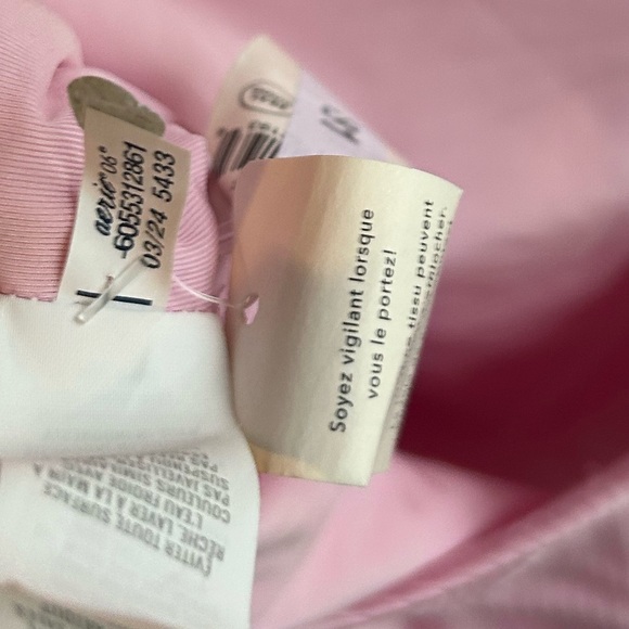 Aerie Shine Rib Birthday Scoop Cheekiest One Piece Swimsuit XXL pink soft girl - Picture 8 of 8